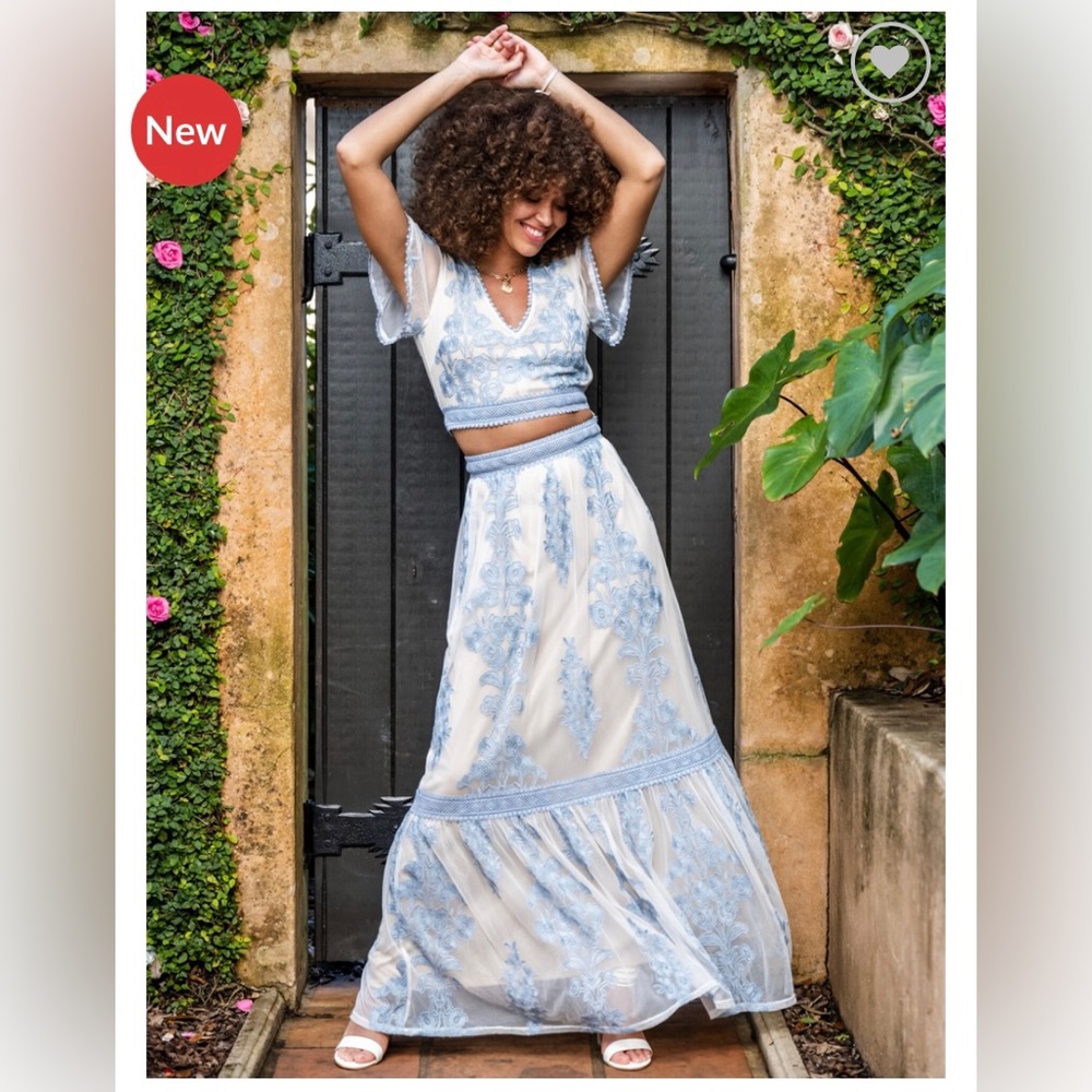 NWT Altard State Maxi skirt ***Only Medium 6-8 Floral Flowy Side zip prom summer
